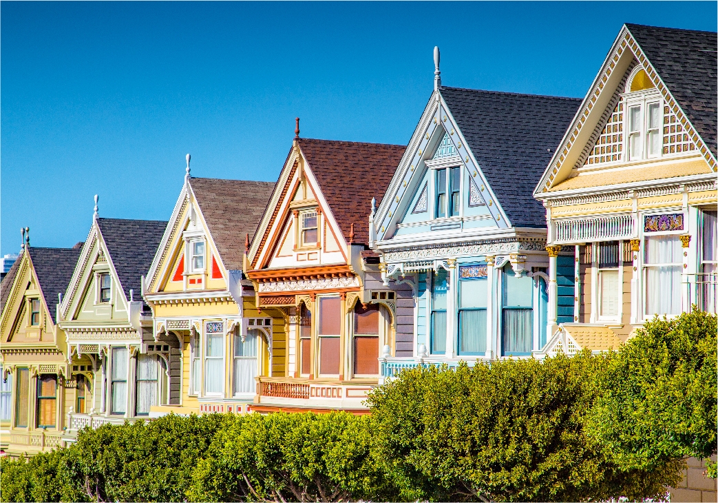 บ้าน Painted Ladies