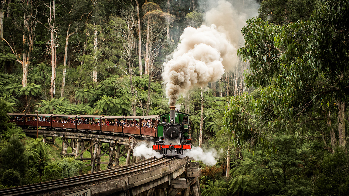 PUFFING BILLY STEAM TRAIN